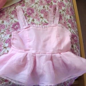 Japanese brand drug honey Lolita pink ruffle top